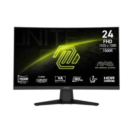 MSI 23.6 FHD 180Hz VA 1ms 16:9 HDMI DP HDR CURVED