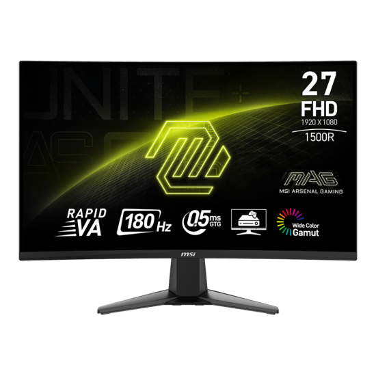 MSI 27 FHD 180Hz VA 0.5ms 16:9 HDMI DP CURVED