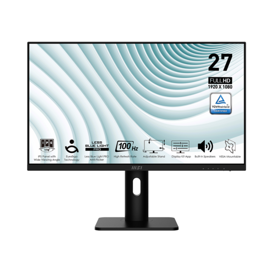 MSI 27 FHD 100Hz IPS 1ms 16:9 HDMI DP D-SUB AUDIO