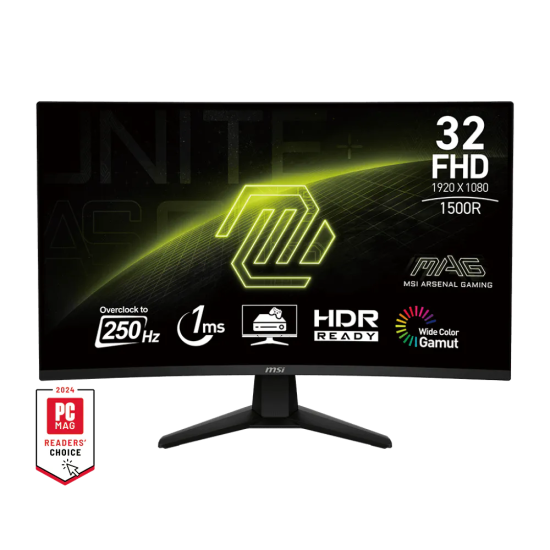 MSI 31.5 FHD 250Hz VA 1ms 16:9 HDMI DP CURVED