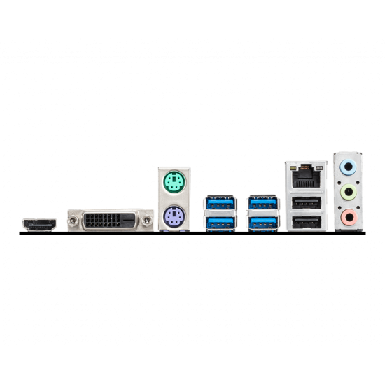 MSI A520 2xDDR4 4xSATA3         HDMI DVI     1xM2 GLAN 1xPCIEx16 1xPCIEx1           