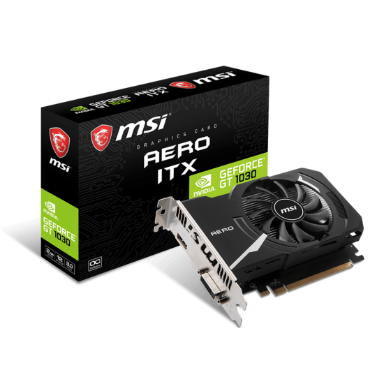 MSI NVIDIA GT1030 HDMI DVI-D 64B 2GB ACTIVE