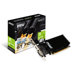 MSI NVIDIA GT710 HDMI DVI-D D-SUB 64B 2GB PASSIVE LP