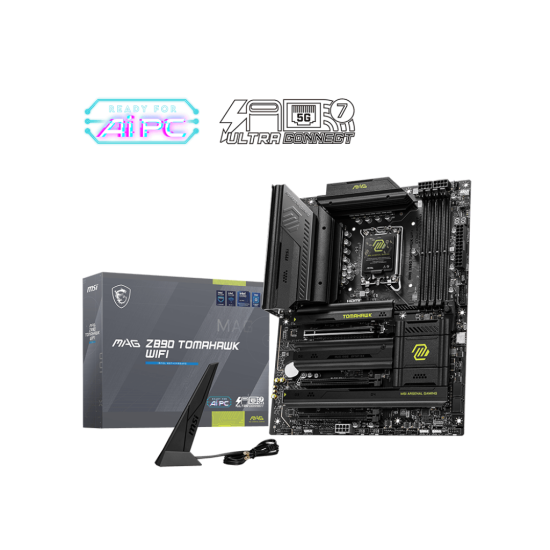 MSI Z890 4xDDR5  4xSATA3 RAID HDMI                4xM2 1xGLAN     3xPCIEx16                   WiFi