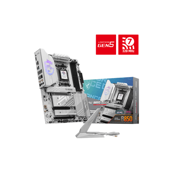 MSI B850 4xDDR5  4xSATA3  RAID HDMI                 4xM2 GLAN        3xPCIEx16                 WiFi