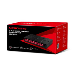 MERCUSYS SWITCH GBIT UNMANAGED 8PORTS 