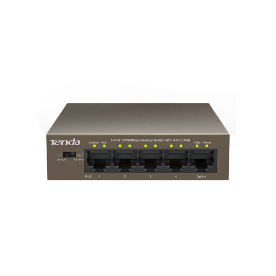 TENDA SWITCH MBIT UNMANAGED 10GBPS 5PORTS POE 6KV_PROTECTION