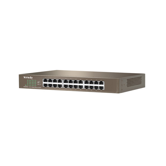 TENDA SWITCH GBIT UNMANAGED 48GBPS 24PORTS 6KV_PROTECTION 