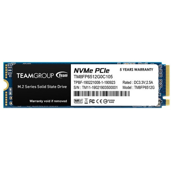 TEAM_GROUP SSD 512GB INT M2_PCI-E_GEN3 2280 NVME