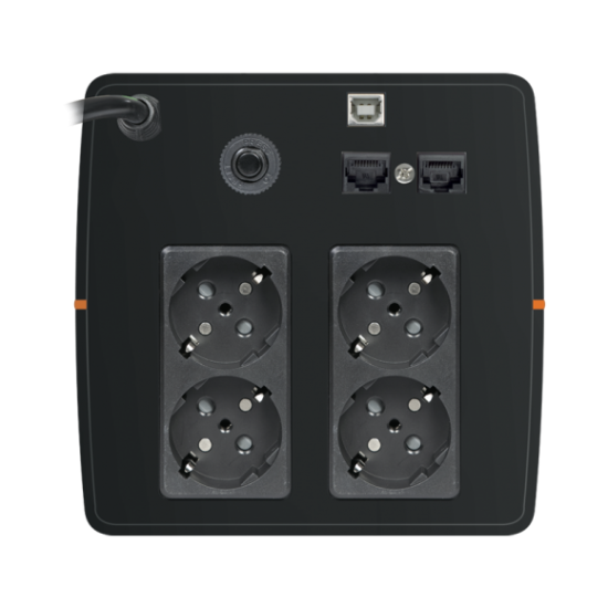 TUNCMATIK UPS LINE INTERACTIVE 1000VA SIMULATED SINE WAVE 4xSCHUKO 