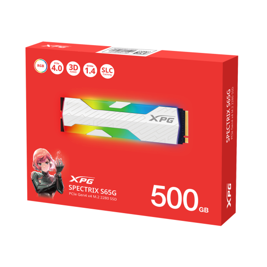 XPG SSD 500GB INT M2_PCI-E_GEN4 2280 NVMe RGB