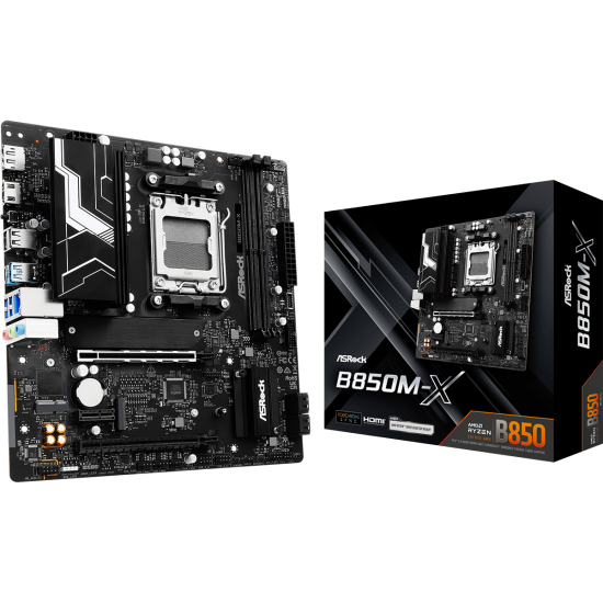 Motherboard ASRock B850M-X socket AM5 Motherboard ASRock B850M-X socket AM5
