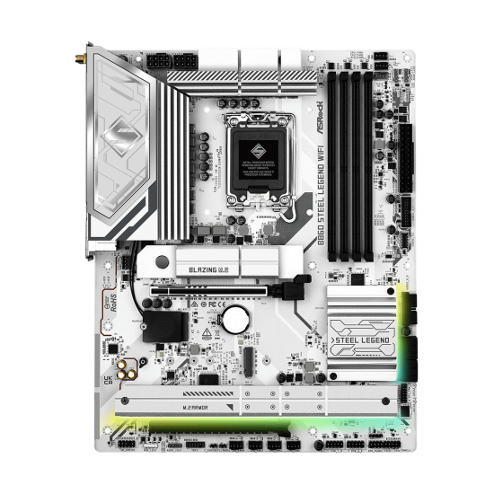 Motherboard ASRock B860 STEEL LEGEND WIFI 6E, LGA 1851 Motherboard ASRock B860 STEEL LEGEND WIFI 6E, LGA 1851