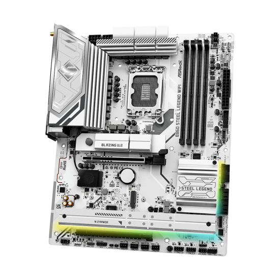 Motherboard ASRock B860 STEEL LEGEND WIFI 6E, LGA 1851 Motherboard ASRock B860 STEEL LEGEND WIFI 6E, LGA 1851