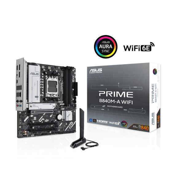 Motherboard ASUS PRIME B840M-A WIFI 6E socket AM5 Motherboard ASUS PRIME B840M-A WIFI 6E socket AM5