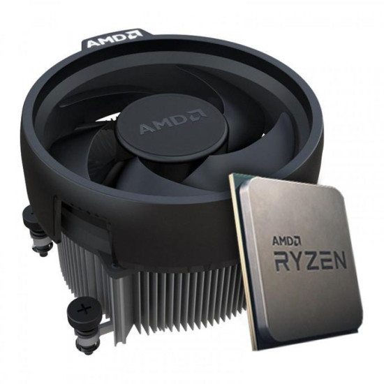 CPU AMD RYZEN 5 5600X MPK, 6-Core 3.7 GHz (4.6 GHz Turbo), 35MB, 65W, AM4 CPU AMD RYZEN 5 5600X MPK, 6-Core 3.7 GHz (4.6 GHz Turbo), 35MB, 65W, AM4