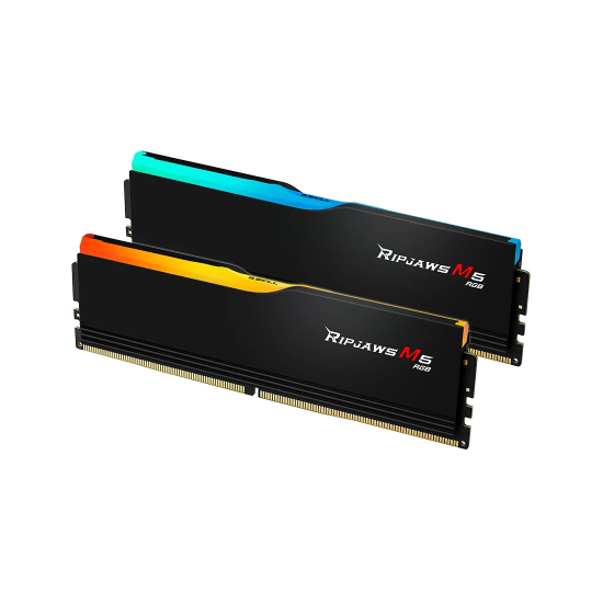 Memory G.SKILL Ripjaws M5 RGB Black 64GB(2x32GB) DDR5-6000 - Intel XMP Memory G.SKILL Ripjaws M5 RGB Black 64GB(2x32GB) DDR5-6000 - Intel XMP