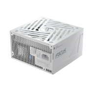 Power Supply SEASONIC FOCUS GX-850 White - 850W 80+ Gold, ATX 3.1, PCIe 5.1, Fully Modular