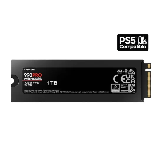 SSD SAMSUNG 990 PRO with Heatsink 1TB M.2 Type 2280, MZ-V9P1T0GW SSD SAMSUNG 990 PRO with Heatsink 1TB M.2 Type 2280, MZ-V9P1T0GW