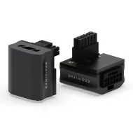 EZDIY-FAB 12VHPWR 600W GPU Power Adapter - RVS 90° Black