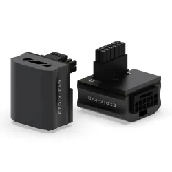 EZDIY-FAB 12VHPWR 600W GPU Power Adapter - RVS 90° Black
