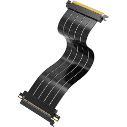 EZDIY-FAB High Speed Riser Cable PCIe x16 4.0 Port GPU Extension Card-Straight Connector 300mm