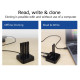 Dual SSD docking clone station, ACT M.2 NVMe/PCIe, USB-C 3.2 Gen2, 10 Gbps Dual SSD docking clone station, ACT M.2 NVMe/PCIe, USB-C 3.2 Gen2, 10 Gbps