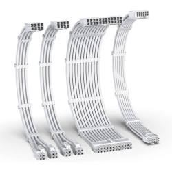 Sleeved Cable Extension Kit EZDIY-FAB 12VHPWR - White