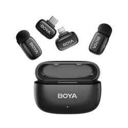 Wireless Microphone System BOYA Mini USB-C and Lightning - Black