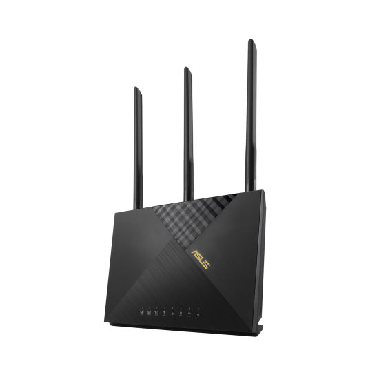 Безжичен рутер ASUS 4G-AX56 AX1800 Dual Band WiFi 6 (802.11ax) 4G+ Безжичен рутер ASUS 4G-AX56 AX1800 Dual Band WiFi 6 (802.11ax) 4G+