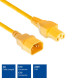 ACT Powercord C14 - C15 yellow 2 m ACT Powercord C14 - C15 yellow 2 m