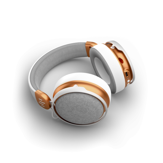 Gaming Wireless Headphones Dark Project Sono Wireless - White/Gold
