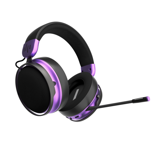 Gaming Wireless Headphones Dark Project Sono Wireless - Black/Violet Gaming Wireless Headphones Dark Project Sono Wireless - Black/Violet