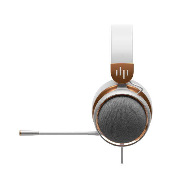 Gaming Headphones Dark Project Sono Wired - White/Gold Gaming Headphones Dark Project Sono Wired - White/Gold