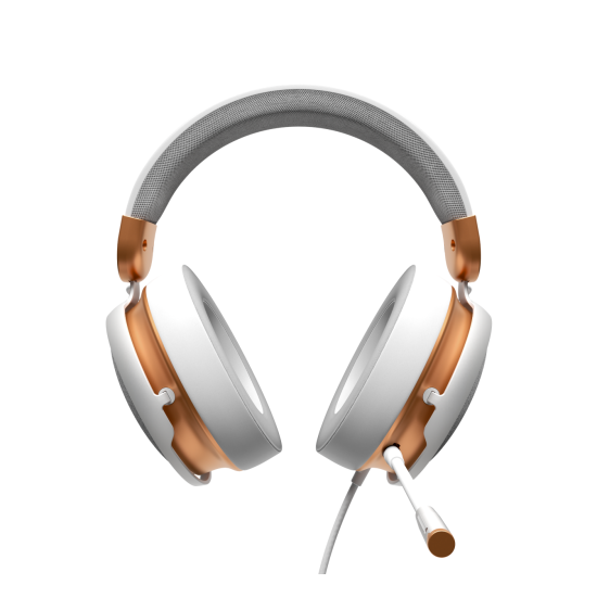 Gaming Headphones Dark Project Sono Wired - White/Gold Gaming Headphones Dark Project Sono Wired - White/Gold