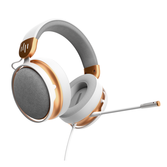 Gaming Headphones Dark Project Sono Wired - White/Gold Gaming Headphones Dark Project Sono Wired - White/Gold