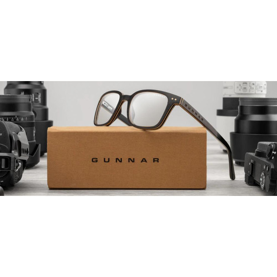 Computer glasses GUNNAR Muir Ebony (wood), Amber Computer glasses GUNNAR Muir Ebony (wood), Amber