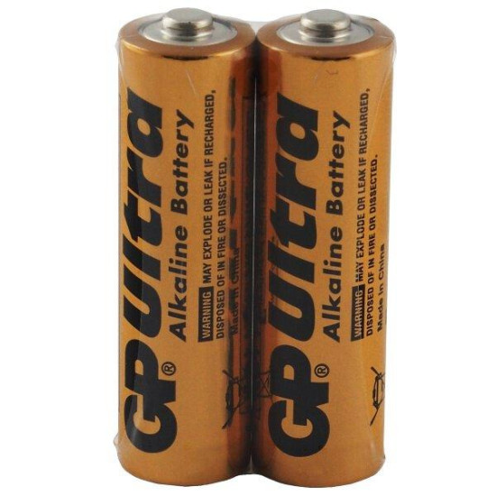 GP Alkaline battery ULTRA PLUS INDUSTRIAL LR6 AA / 2 pcs. pack / 1.5V GP GP Alkaline battery ULTRA PLUS INDUSTRIAL LR6 AA / 2 pcs. pack / 1.5V GP