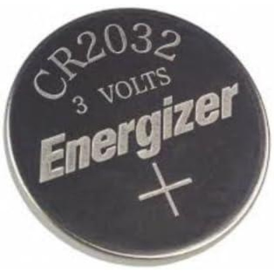 Бутонна батерия литиева ENERGIZER CR2032 3V, BULK. (20 бр. в тарелка) цена за 1 батерия Бутонна батерия литиева ENERGIZER CR2032 3V, BULK. (20 бр. в тарелка) цена за 1 батерия