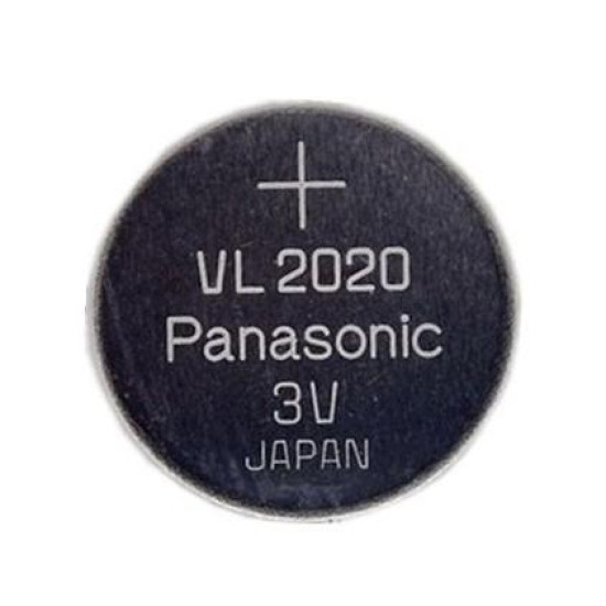 Rechargeable Lithium Button Battery VL2020 VCN 3V 20 mAh PANASONIC Rechargeable Lithium Button Battery VL2020 VCN 3V 20 mAh PANASONIC