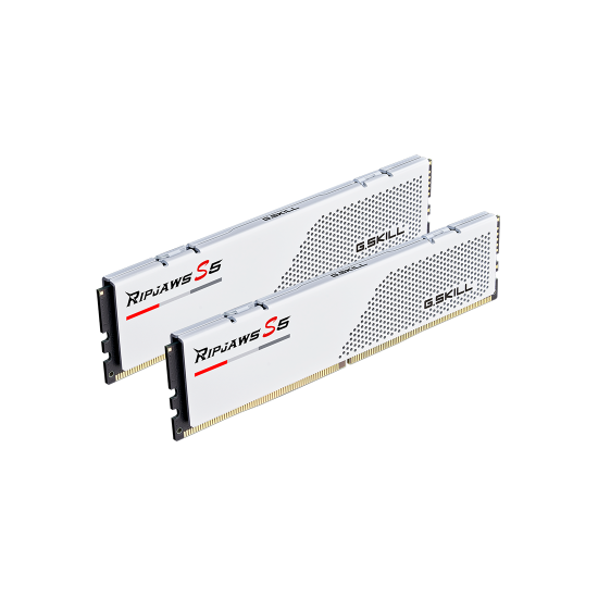 Memory G.SKILL Ripjaws S5 White 64GB(2x32GB) DDR5 6000MHz - Intel XMP Memory G.SKILL Ripjaws S5 White 64GB(2x32GB) DDR5 6000MHz - Intel XMP
