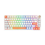 VGN безжична геймърска механична клавиатура Wireless Gaming Mechanical Keyboard - N75 PRO Jelly Orange - Azure Switches, RGB