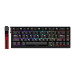 Madlions професионална геймърска механична клавиатура Professional Gaming Mechanical Keyboard MAD 68 HE RGB - 1K, Magnetic Amber Pro Switches - Black