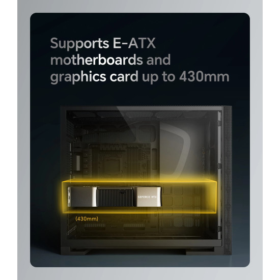 Geometric Future кутия Case EATX - Model 5 Vent Black - 5 x 140 mm aRGB fans included Geometric Future кутия Case EATX - Model 5 Vent Black - 5 x 140 mm aRGB fans included