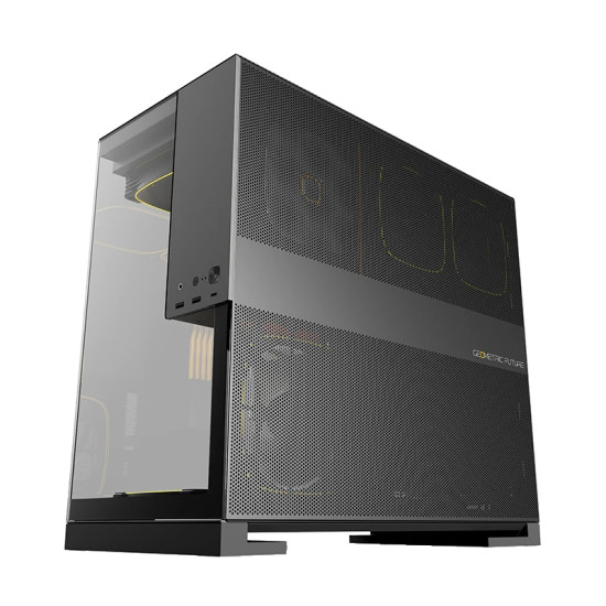 Geometric Future кутия Case EATX - Model 5 Black/Grey - 5 x 140 mm aRGB fans included Geometric Future кутия Case EATX - Model 5 Black/Grey - 5 x 140 mm aRGB fans included
