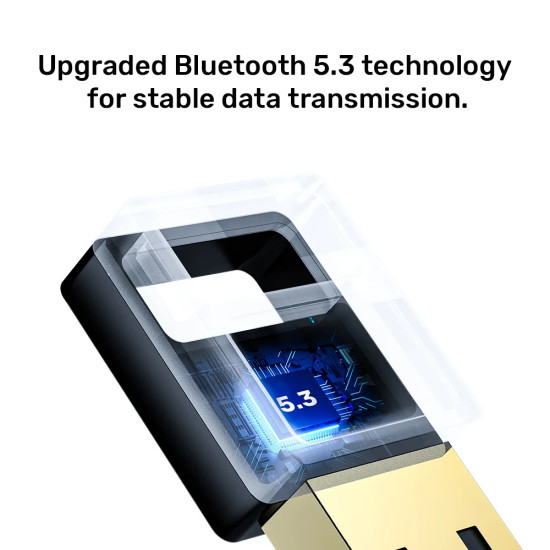 Unitek блутут адаптер Bluetooth 5.3 USB adapter, black - B105B Unitek блутут адаптер Bluetooth 5.3 USB adapter, black - B105B