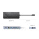 Orico докинг станция Portable Docking station M.2 SATA/NVMe - HDMI, USB3.2-A x 1, USB-C (10Gbps) x 1,USB-C (PD100W), USB2.0-A x 2, LAN - OM28PR-G2-BK Orico докинг станция Portable Docking station M.2 SATA/NVMe - HDMI, USB3.2-A x 1, USB-C (10Gbps) x 1,USB-C (PD100W), USB2.0-A x 2, LAN - OM28PR-G2-BK