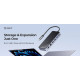 Orico докинг станция Portable Docking station M.2 SATA/NVMe - HDMI, USB3.2-A x 1, USB-C (10Gbps) x 1,USB-C (PD100W), USB2.0-A x 2, LAN - OM28PR-G2-BK Orico докинг станция Portable Docking station M.2 SATA/NVMe - HDMI, USB3.2-A x 1, USB-C (10Gbps) x 1,USB-C (PD100W), USB2.0-A x 2, LAN - OM28PR-G2-BK