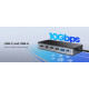 Orico докинг станция Portable Docking station M.2 SATA/NVMe - HDMI, USB3.2-A x 1, USB-C (10Gbps) x 1,USB-C (PD100W), USB2.0-A x 2, LAN - OM28PR-G2-BK Orico докинг станция Portable Docking station M.2 SATA/NVMe - HDMI, USB3.2-A x 1, USB-C (10Gbps) x 1,USB-C (PD100W), USB2.0-A x 2, LAN - OM28PR-G2-BK