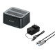 Orico докинг станция Storage - HDD/SSD Dock - 2 BAY 2.5/3.5 USB-C/USB-A - 6829C3-V1 Orico докинг станция Storage - HDD/SSD Dock - 2 BAY 2.5/3.5 USB-C/USB-A - 6829C3-V1